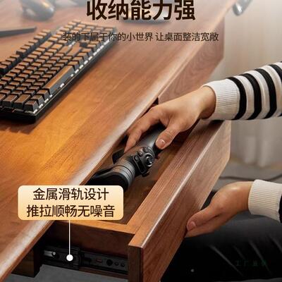 纯实木智能升降制桌写电动吧439台儿童习桌可调学节手摇字桌可定