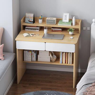书室桌书架型AL102550一体桌简易家用电脑桌学生卧学习写字桌小桌