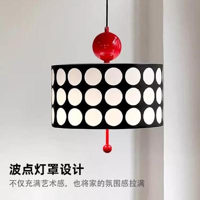 中古e奶油风餐厅吊灯法式餐复古intag波点艺术格子饭v厅L-D233吧