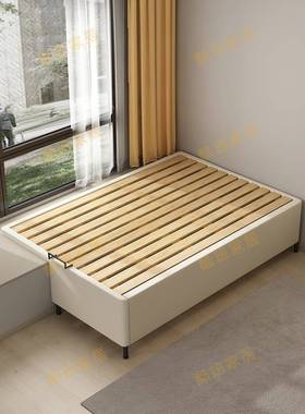 无头拼接床飘窗衔接台床窗改造KB05071飘一半窗床一半床榻榻米床