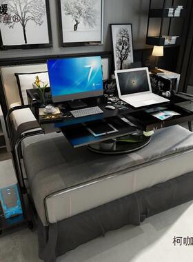 简约双人14632伸缩床上可床移动升降笔记本台式电懒脑桌用人跨麦