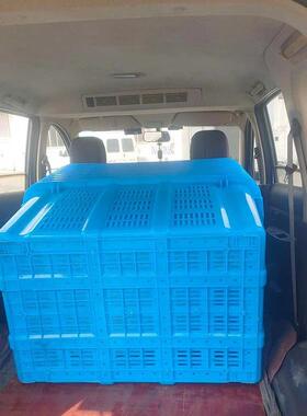 大号眼蓝色1米箩工用周转筐内径:业c94xLKX64x49网m