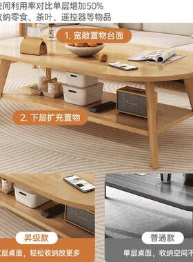 茶实木实木生家IJD态板茶桌家小用用202几5新款客厅户型简约现代