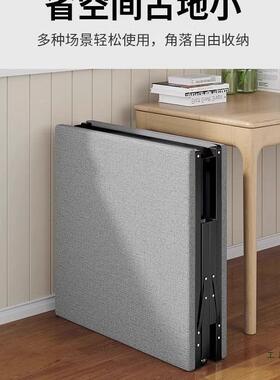 叠床家折用单人床简易午休小床便携一米成人舍加床VUD双人铁硬板