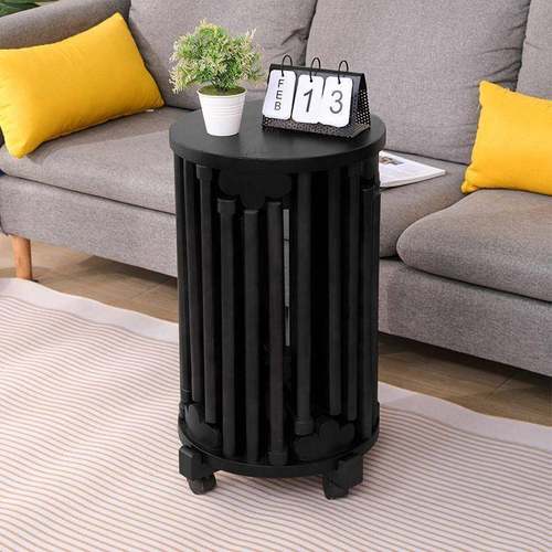 纳实木家用凳子可叠放吃饭凳新中式可移动叠乐茶几凳子收餐桌叠凳