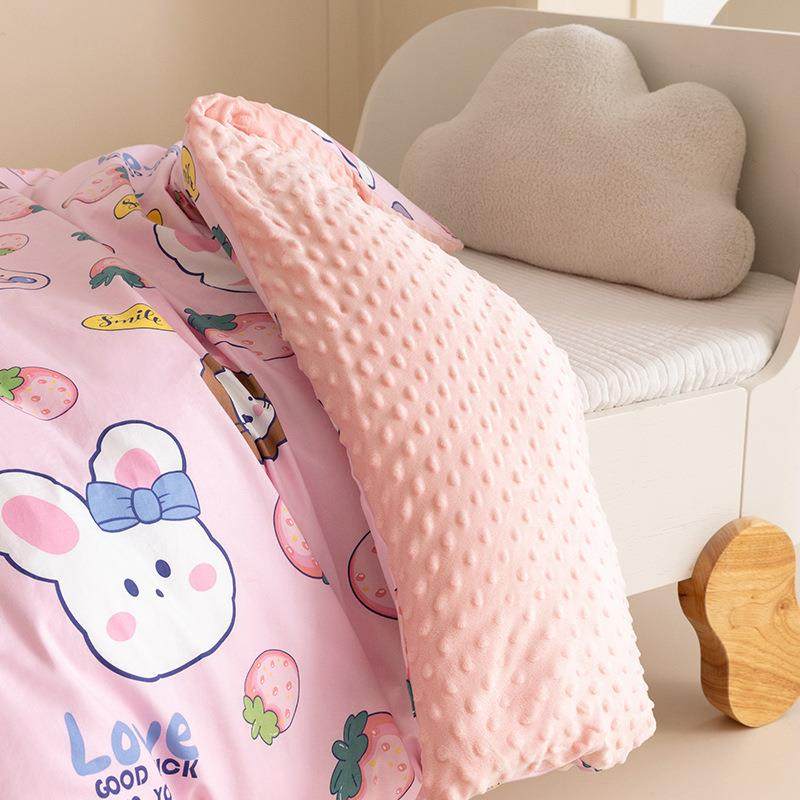 A类全棉儿童园豆全棉豆豆豆绒被芯子幼儿宝儿宝婴春秋冬被大豆纤,床上用品,化纤被,淘宝优惠券,粉丝福利购,淘宝优惠卷