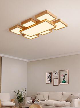 新式中客厅灯DHT大气中式大吸灯顶灯实新木款卧室主灯广东中山灯