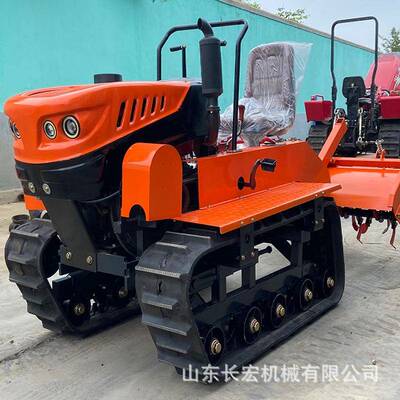 柴油水旱两用耕地机乘多坐RPA式微机35马旋力履带式耕拖拉机功能