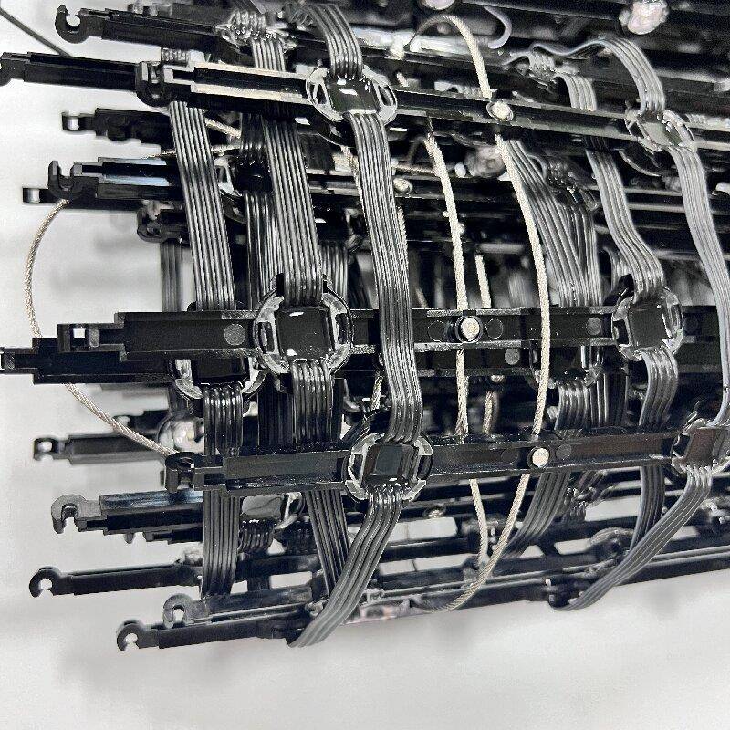 外防显P31.25水告示像素户网格屏全彩透明幕墙广led点光源柔性屏