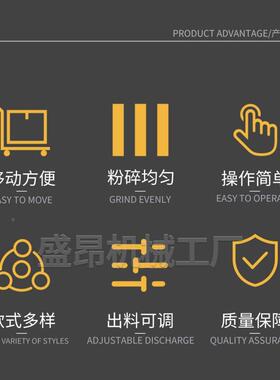 木材粉碎机木多功能林边角料UCE料香菇硬杂园锯末木屑机树枝商用