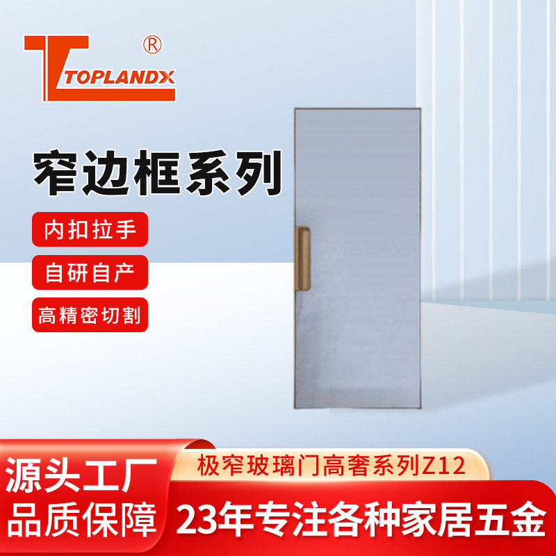 极窄边框钢化玻璃双开衣柜门