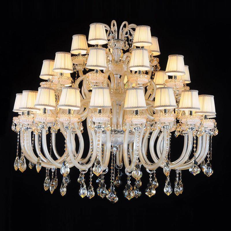 欧式客厅吊灯新款约家用简2025年装467饰奢华水大气餐晶大厅主灯