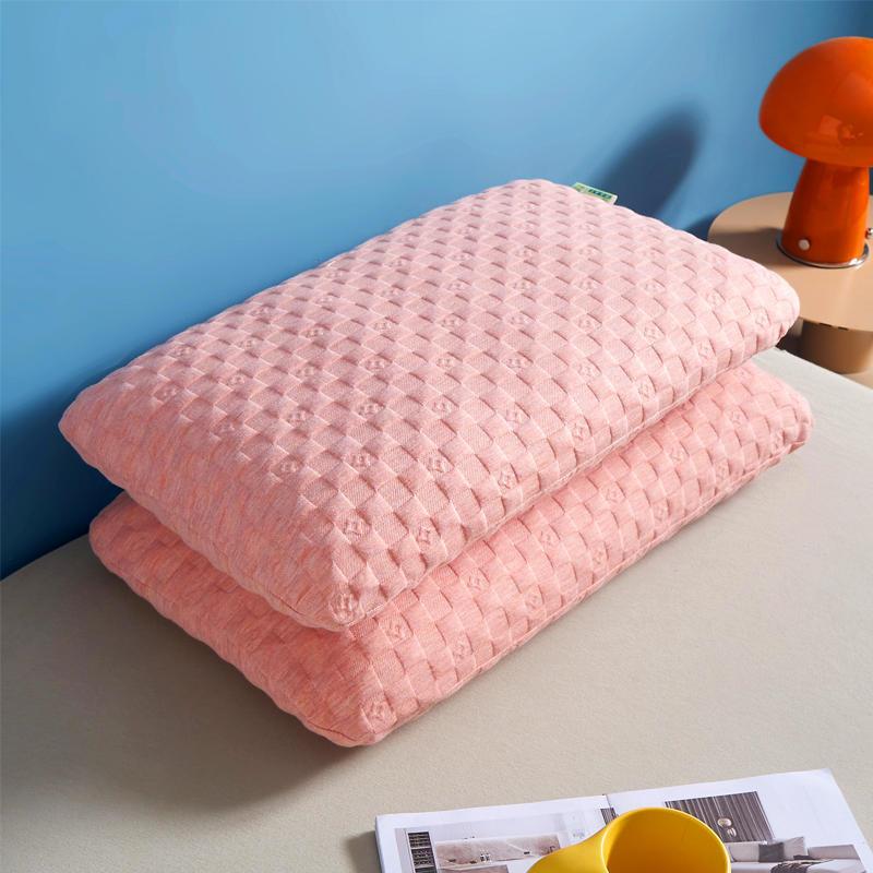 泰国乳全棉针织胶枕面包枕4面0*70枕乳大包枕针织全棉乳胶头单人