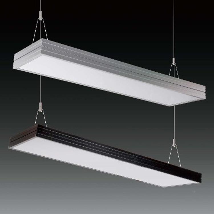 厂家直销P001新款长办格公吊灯吸顶灯LED栅灯条商业办公吸顶室灯