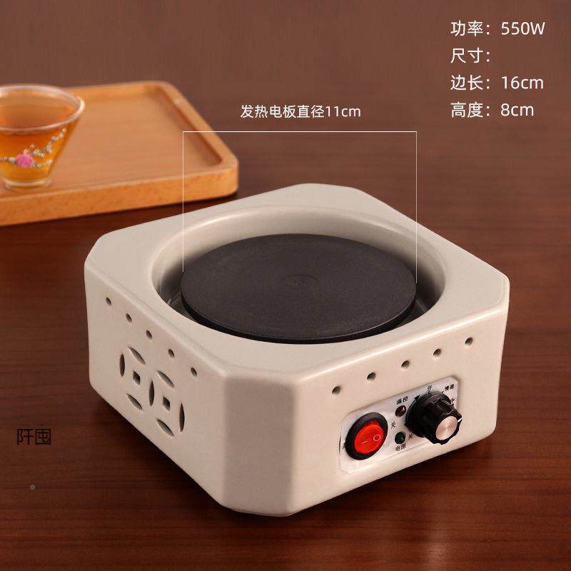 复古控热茶炉煮温茶电陶烧炉平底耐kikbKaKn热玻璃壶随手泡茶水壶