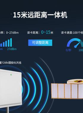 小区车辆人员出入门禁物流仓库物储管理远距RBY-6C1FI料D一仓离体