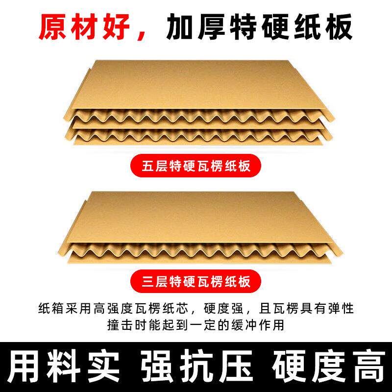 1-13号3/5厚层快递纸子邮政纸箱加特打包发AFN货电商箱硬纸箱子