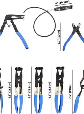 汽车修水管卡钳可式带套线管束箍钳YFG子拆卸工具卡扣钳专用9弯件