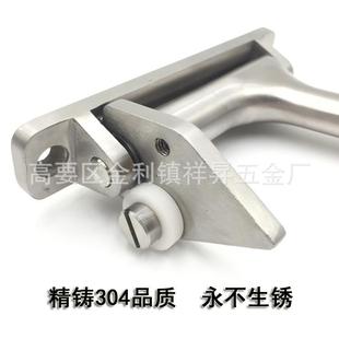 259630不锈精铸重型顺位器工字型顺序器4磨静耐音关门顺位钢器调