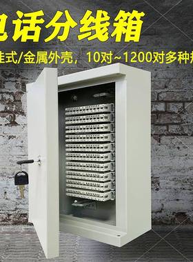 室内壁挂式20对50760对100电回200回400回600对话线分箱接线箱配