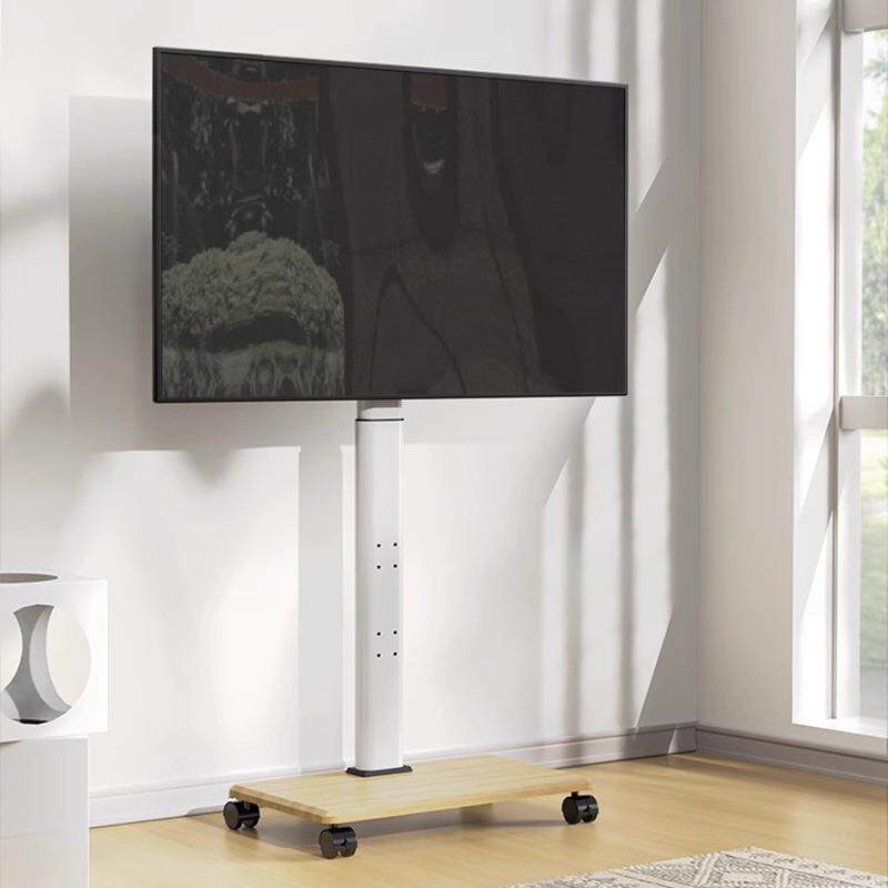 架通用电支架白色移动6带轮电视推车落地挂家居55/5视/75寸DZ系列