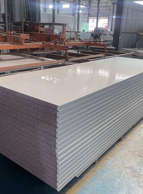 岩棉净化板复夹泡沫板真金合不老泡夹芯板墙洁净芯板WQW隔防火保