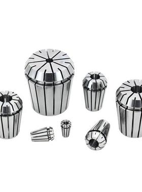 制装筒夹R32-9GQO套PCS套装公弹E簧夹头2毫米到20毫米雕刻机夹头