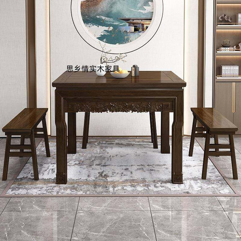 老八组仙桌正方形实木方UXH桌中堂用餐桌金式花梨木家酒店农庄桌,电子元器件市场,其它元器件,淘宝优惠券,粉丝福利购,淘宝优惠卷