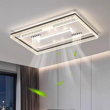 客厅灯现代简约款大2025气新无无品牌/风扇灯卧叶室灯中山灯具led