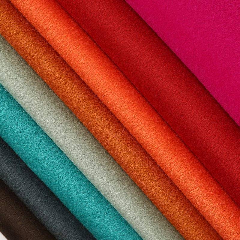 现货新品面羊毛DYV暖色系双全80/8580g毛呢面料保暖童装外套呢料