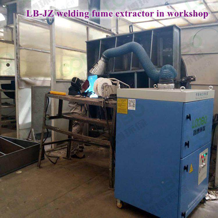 车间空气净设备工业厂DHG房焊接除尘移器路博化环保动式焊烟净化