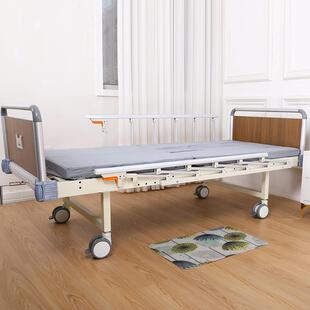 家人用不锈杆钢护理床护栏六档护栏病床用用不锈钢护理床栏老病床