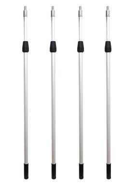 2.4m-锁4.8m外玻璃纤维伸缩AXN杆铝合金伸缩杆延长杆延长棒