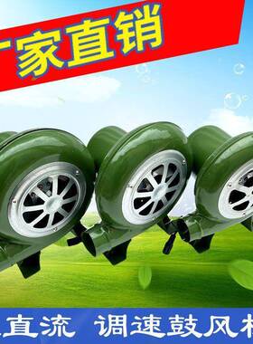 鼓风机烧家用机220V电动风ETG机风力鸡蛋仔小型烤吹风大12伏离心