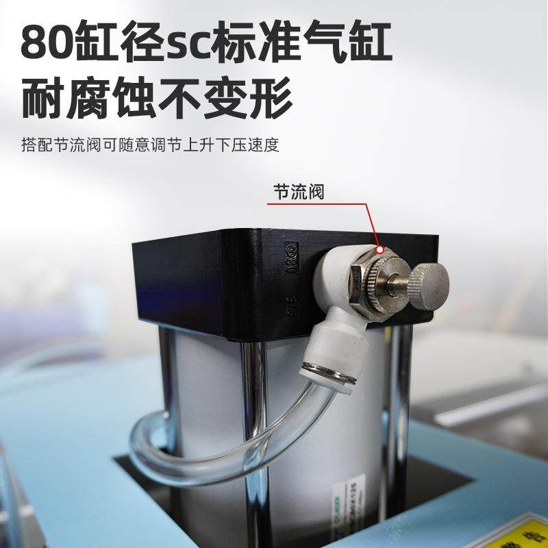 自动双装工位服T唛烫标机气动MG-146小型烫画热转印花机压机恤烫