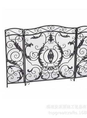 重块型室DR-O2513内三板保金属壁炉防护网、防火花护（罩黑色）