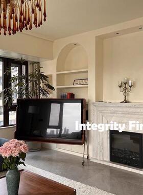 小可移动电视机支架型客厅实木复古电视户架电家用网HHV红落地视