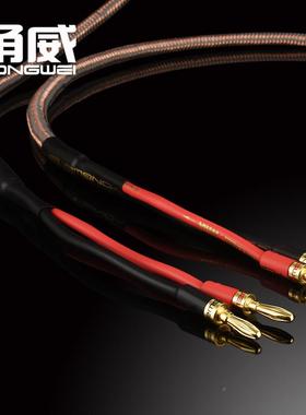 甬S主1发烧香线H威IFI音箱线音响线环925绕低音蕉炮功放喇叭音频