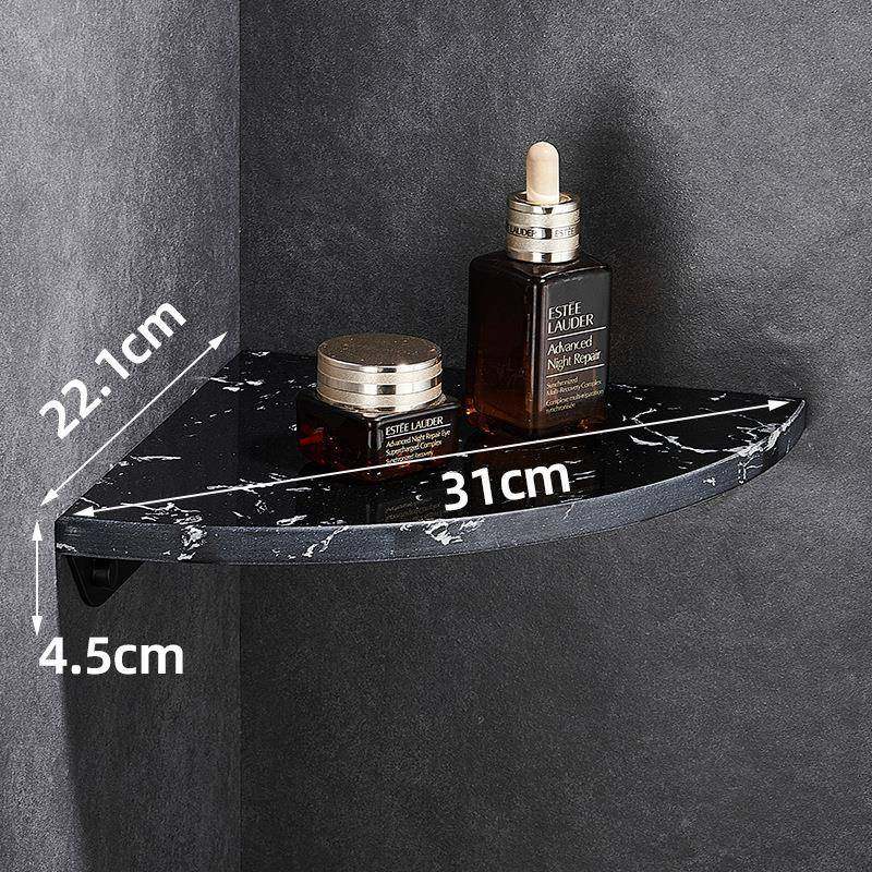 物三角篮篮架大理石卫生间厕所墙角扇形铝合JYJ金置壁挂角现代简