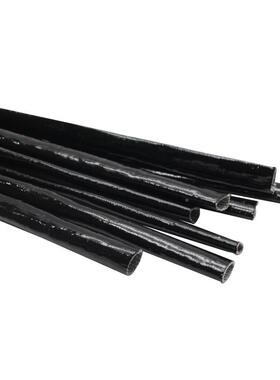 250V黑色黄腊维管玻黑色米长璃纤绝0缘套管电线工软电管优质加厚