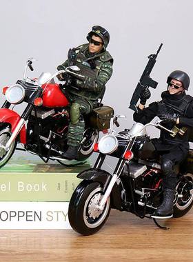 复铁皮摩车仿托真模888型家居装饰品创古意摆件橱窗陈列影摄道具