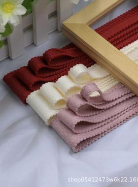 砂牙服边WMB缎带蛋糕鲜花礼包装装饰diy手工蝴蝶结装服磨饰辅品料