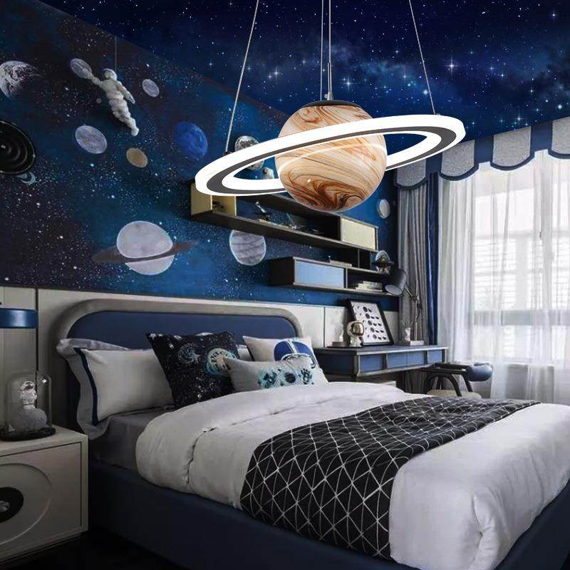 星球灯太儿吊灯流浪地球男孩女孩房间卧室房太空星空3211灯具空童,家装灯饰光源,智能吊灯,淘宝优惠券,粉丝福利购,淘宝优惠卷