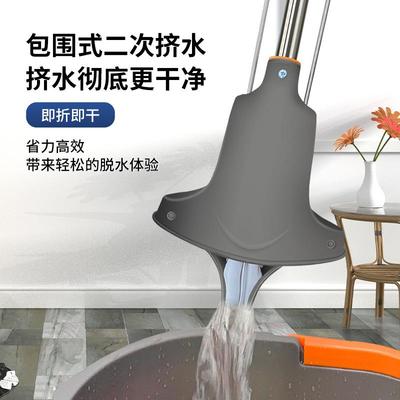 家手用免洗海绵头吸水拖把发自卸585胶棉拖地硬干湿两不用海绵拖