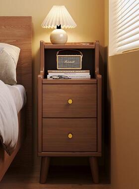 简床头柜小型窄款卧室床边JBZ储物现代约家用床置边多层物架储物