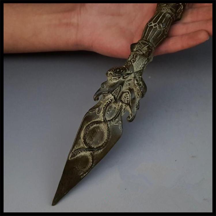 黄铜法器摆杵件马头明普王巴金刚XNX降魔铜杵黄铜器用品