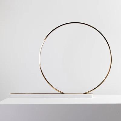 轻设计简约ABN创意几何造型现格代风摆件奢样板软装装饰桌面摆饰