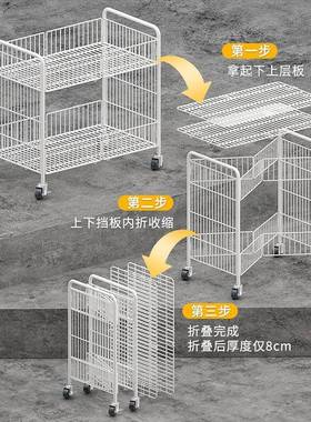地摊小推车推可折叠便携冰粉摊式位架秒收手车摊坪瑟JMdc夜市摆车