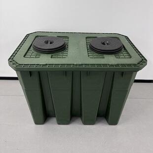 保双井149式盖大容量隔油池餐寸饮饭店油环水分离器三格大尺净化