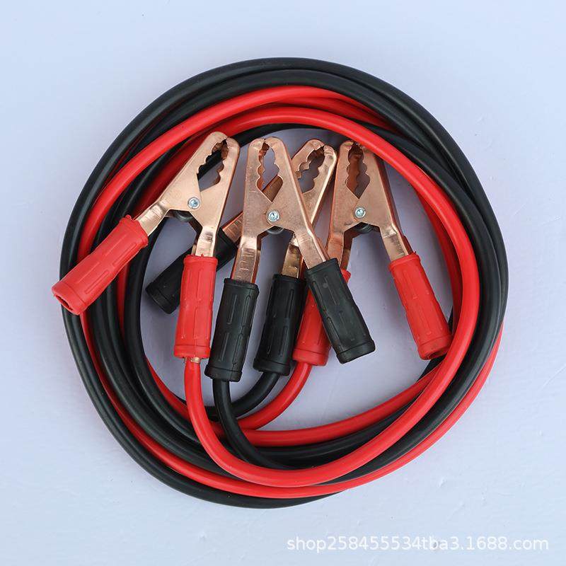 00打0A车用蓄电池搭电线线应急火接线2415电源线夹1子车载电瓶线